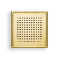 Golvsil Purus Square Chess mässing 197x197mm – produktbild