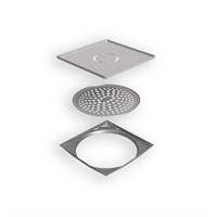 Golvsil Purus Design Tile Insert 148x148mm - Produktbild