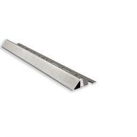 Kakellist 45° alu. silvermetallic 8mm 2,5 m – produktbild