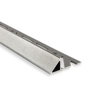 Kakellist 45° alu. silvermetallic 8mm 2,5 m – produktbild