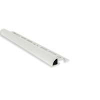 Kakellist kvartsrund alu. vit 8mm 3m – produktbild