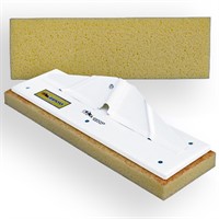 Svamp gul m. skaftfäste 130x420x40mm – produktbild