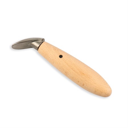 Fogpressjärn med trähandtag