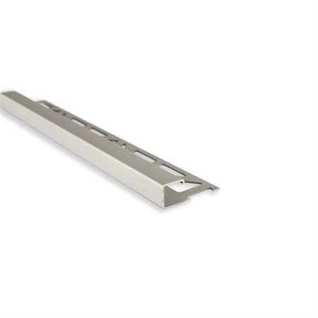 Kakellist kvadrat alu. silvereloxerad matt 12,5mm 3m