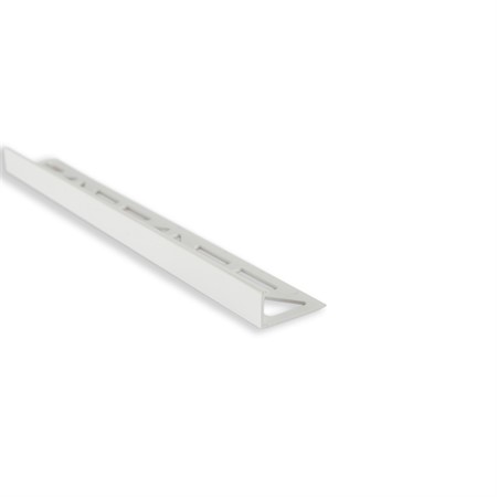 Kakellist rak plast vit 12,5mm 2,5m