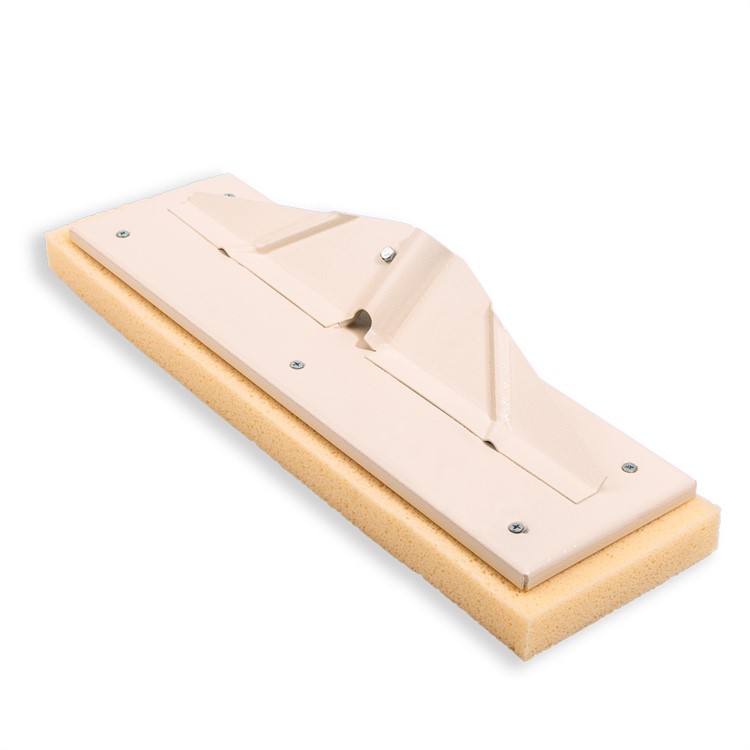 Svamp gul m. skaftfäste 130x420x40mm – produktbild